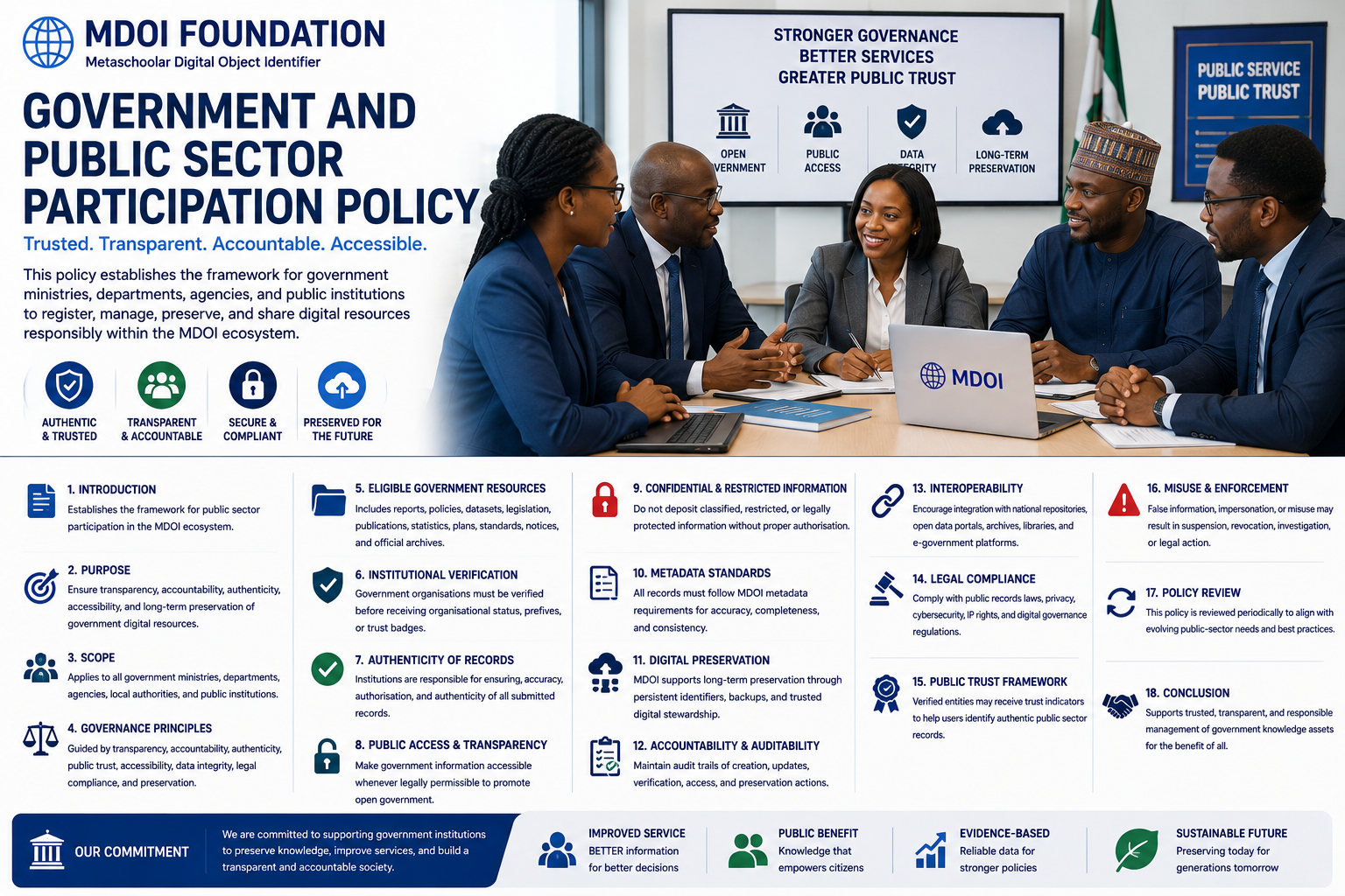 GOVERNMENT AND PUBLIC SECTOR PARTICIPATION POLICY cover